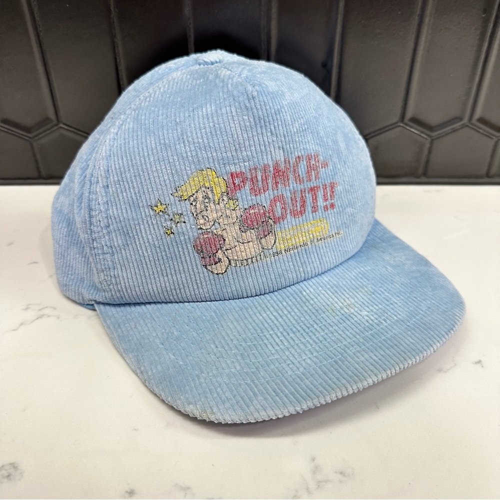 Punch-Out 1988 Nintendo of America NES RARE Corduroy Cap